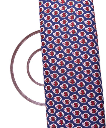 Blue Colour Floral Print Cotton Fabric